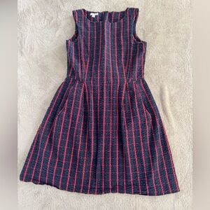 LL Bean Signature Women’s Navy and Red Stripes